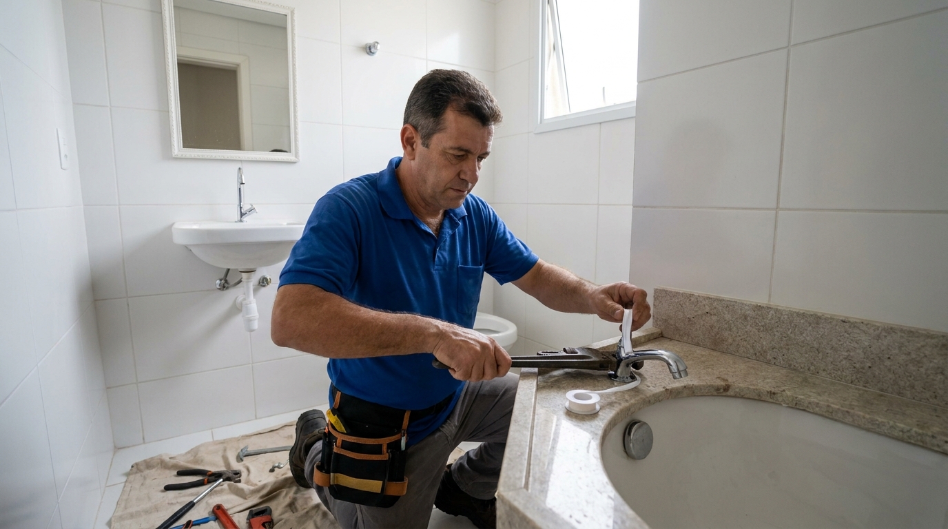 Instalação de torneira de cozinha em Caxias do Sul‑RS